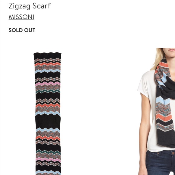 Missoni Zig Zag Scarf - Picture 4 of 8